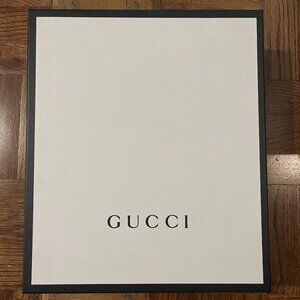 Gucci Box Black and White 12" x 14" x 4"